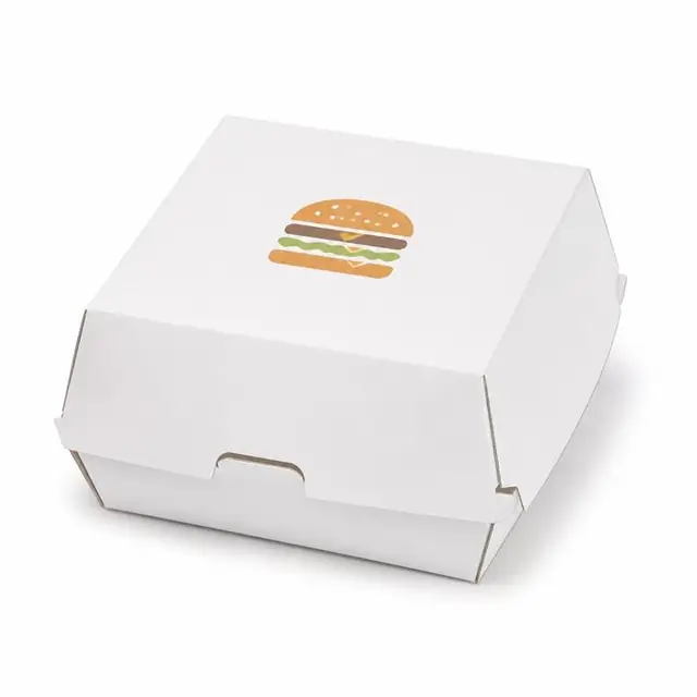Baskılı Hamburger Kutusu